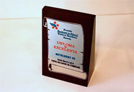 Trofee  personalizate trapez placheta gravata alama nichelata